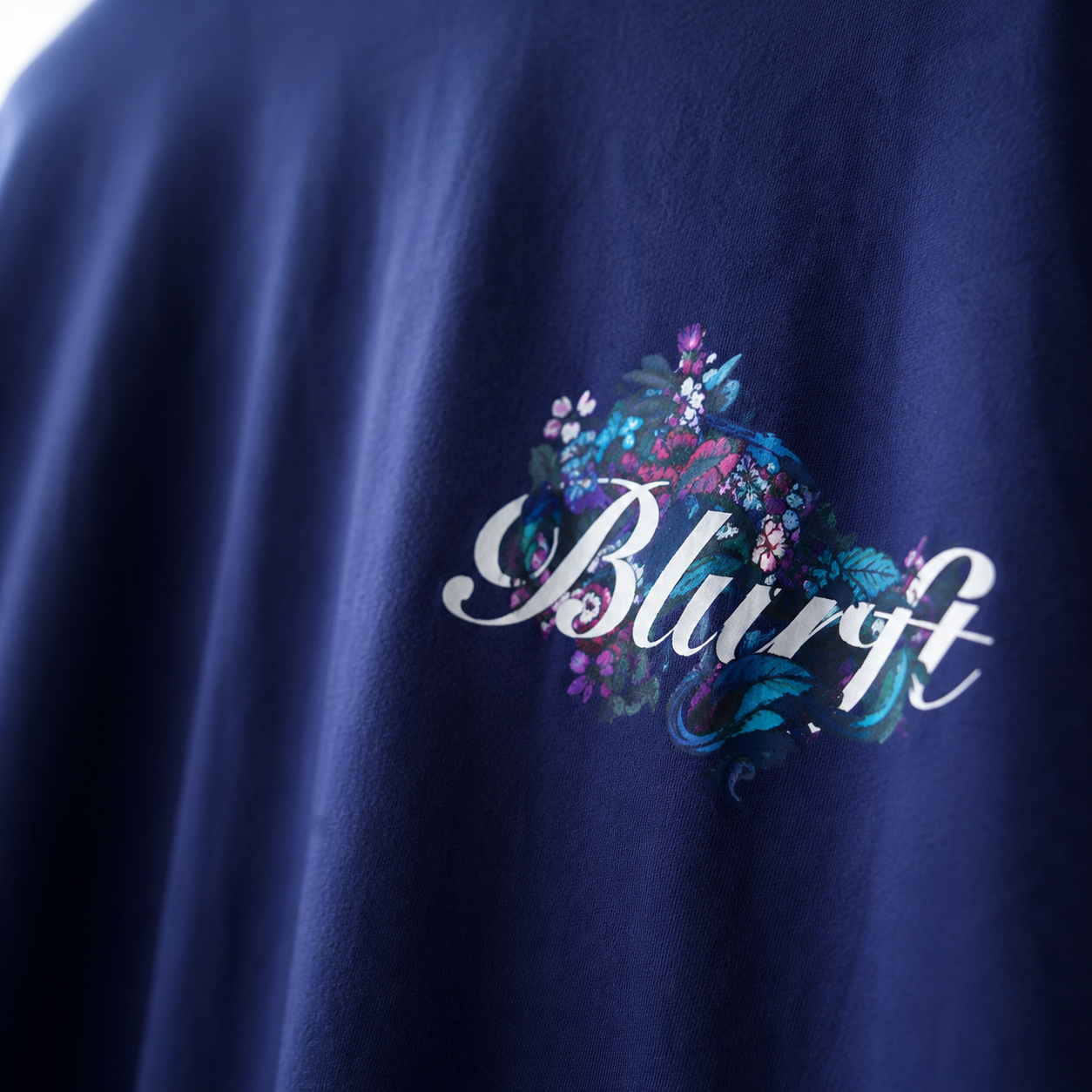 Floral Koi Dragon Oversized Tee